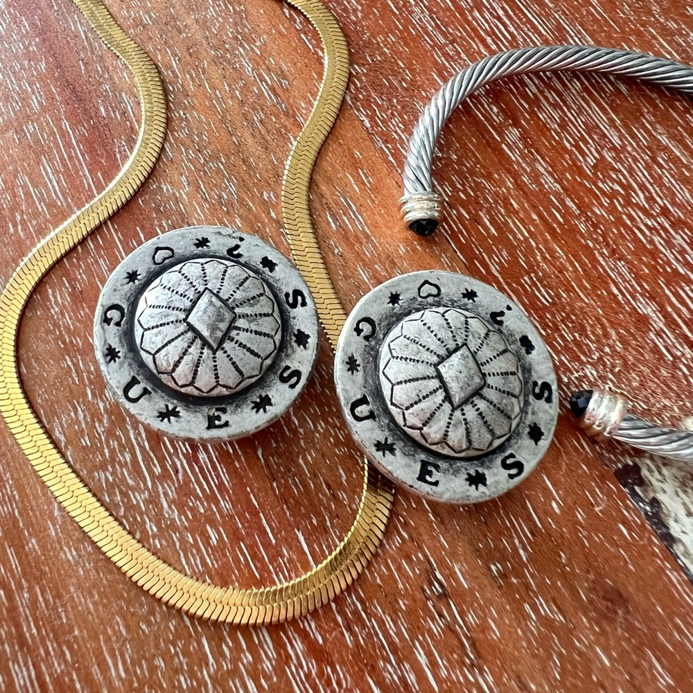 80-90’s GUESS Earrings- Clip on style